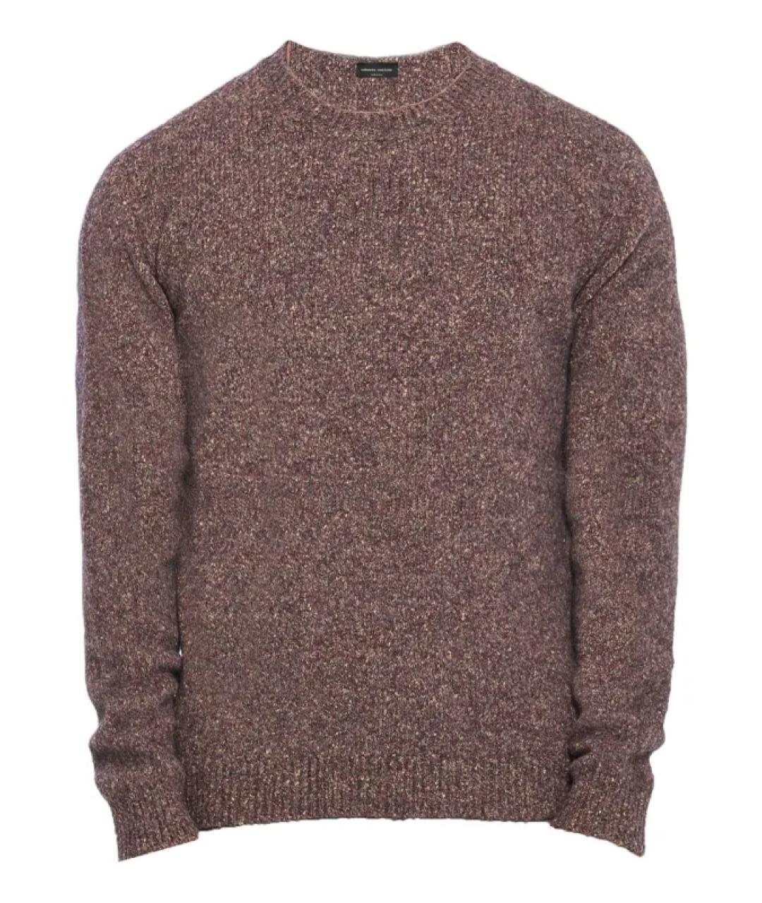 ROBERTO COLLINA Коричневый джемпер / свитер, фото 1
