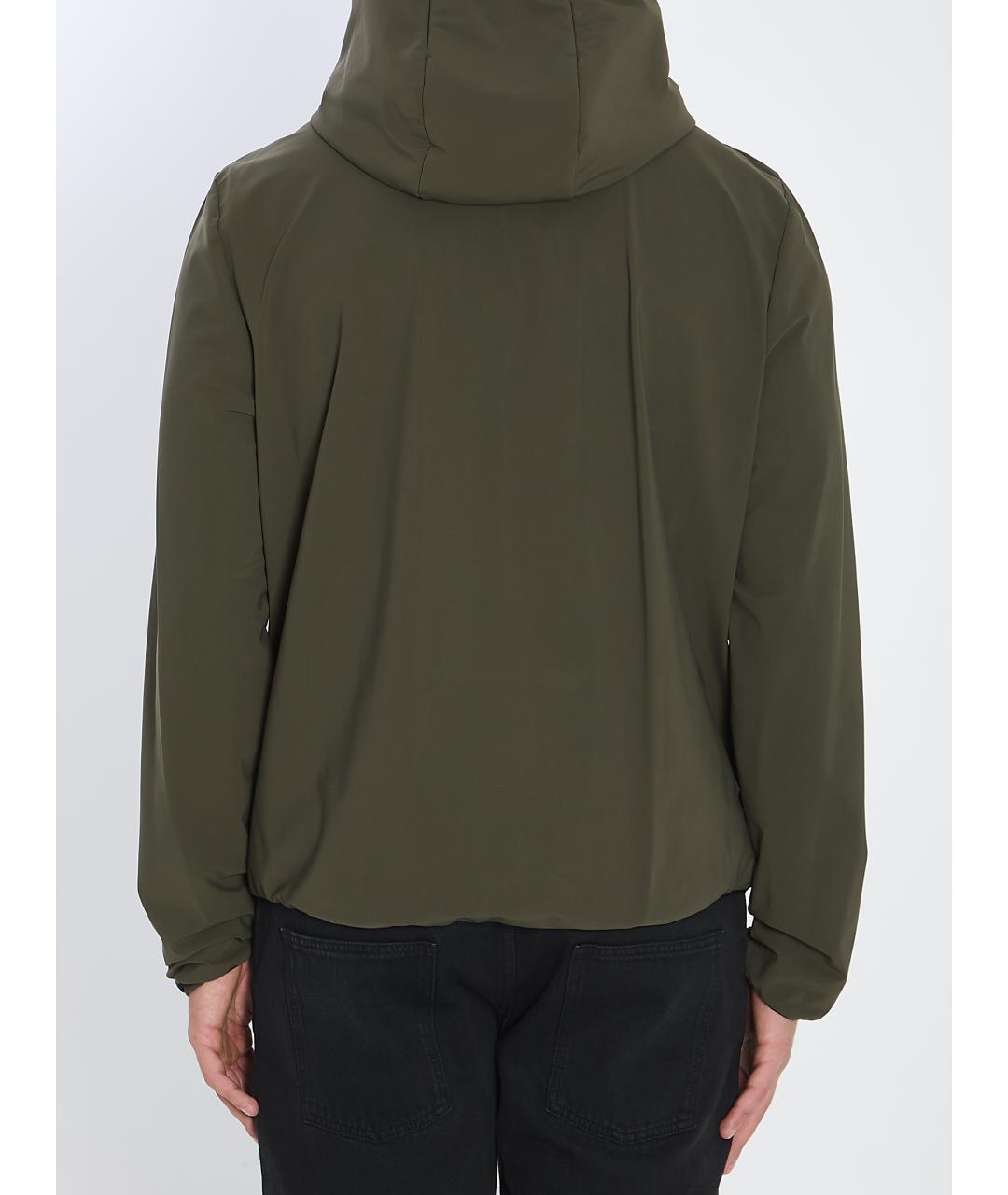 MONCLER GRENOBLE Зеленая полиэстеровая куртка, фото 5
