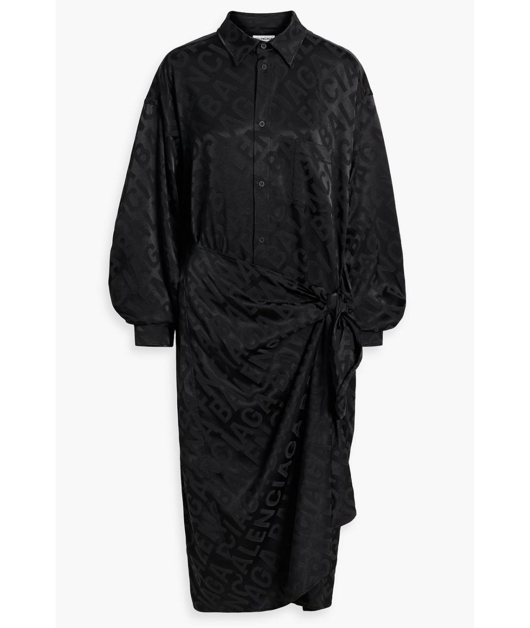 BALENCIAGA Черное коктейльное платье, фото 8