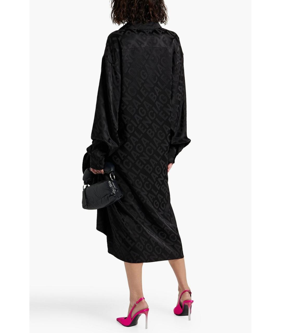 BALENCIAGA Черное коктейльное платье, фото 7