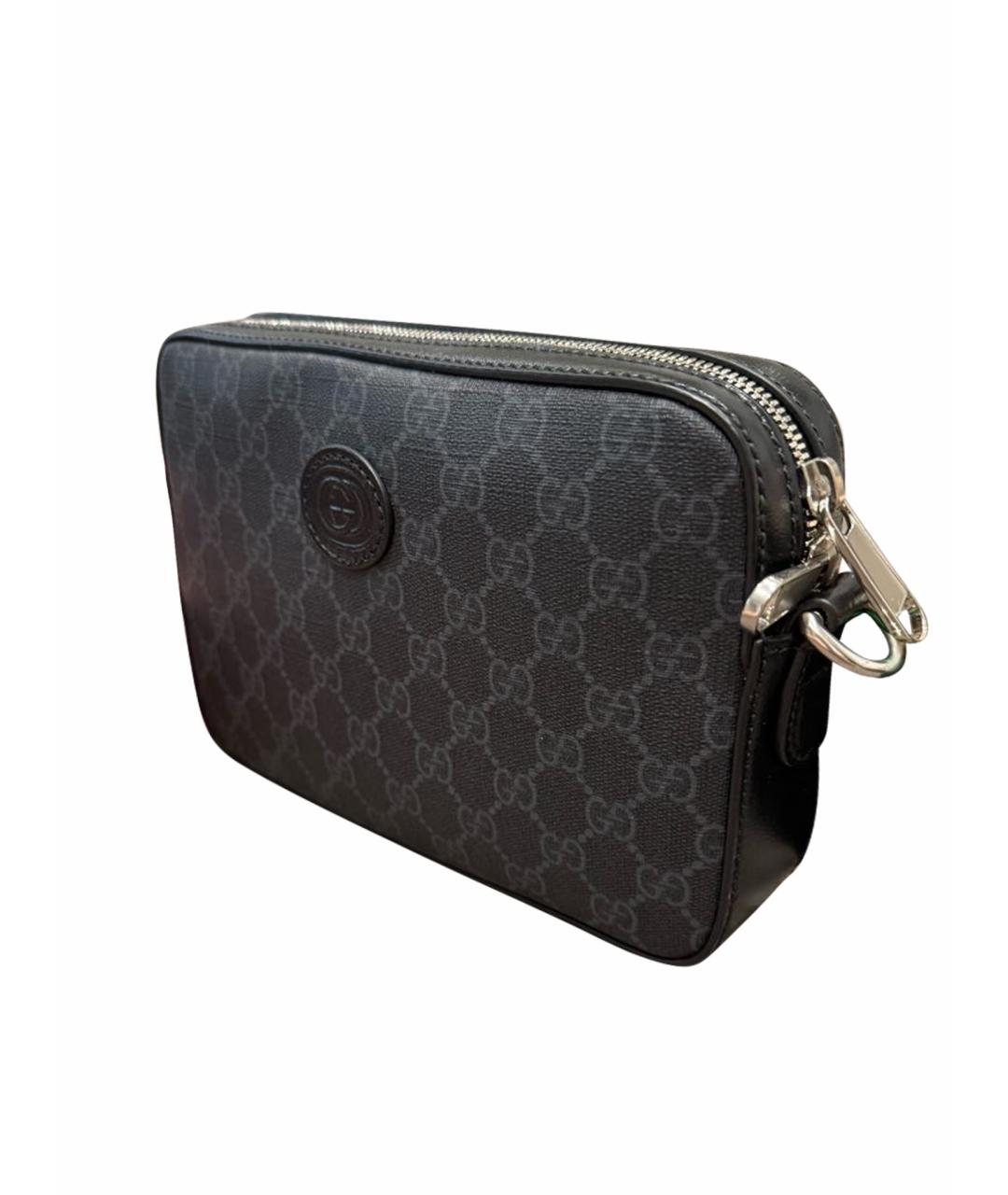GUCCI Черная барсетка, фото 1