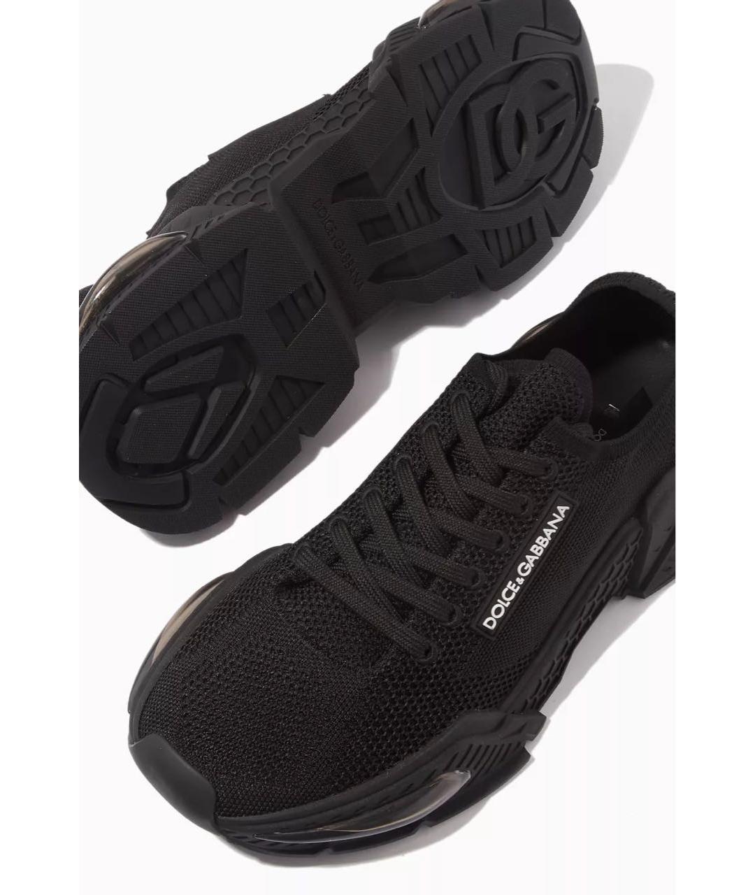 DOLCE&GABBANA Черные кроссовки, фото 4