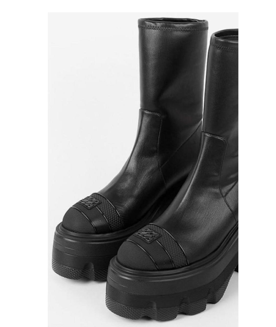 CASADEI Черные кожаные ботинки, фото 2