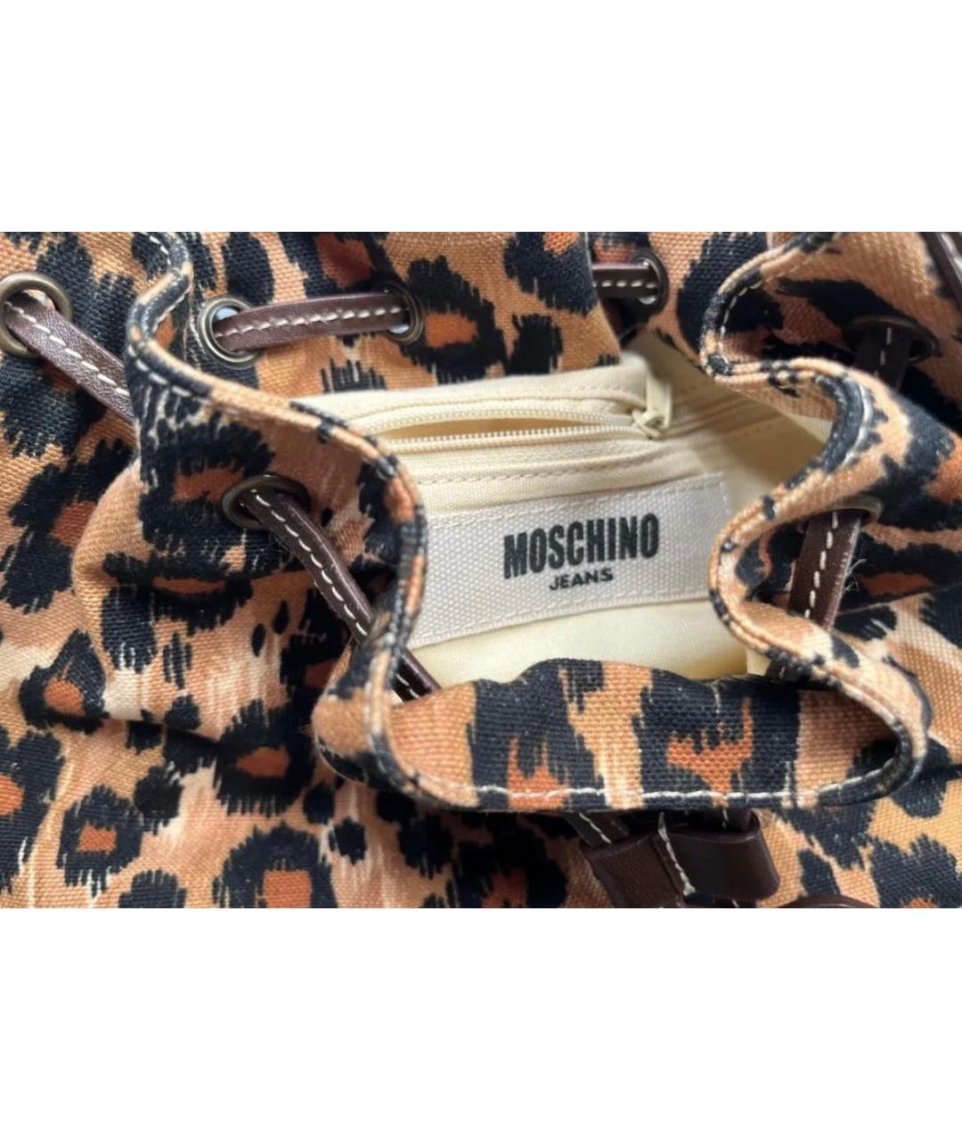 MOSCHINO Тканевая сумка тоут, фото 2