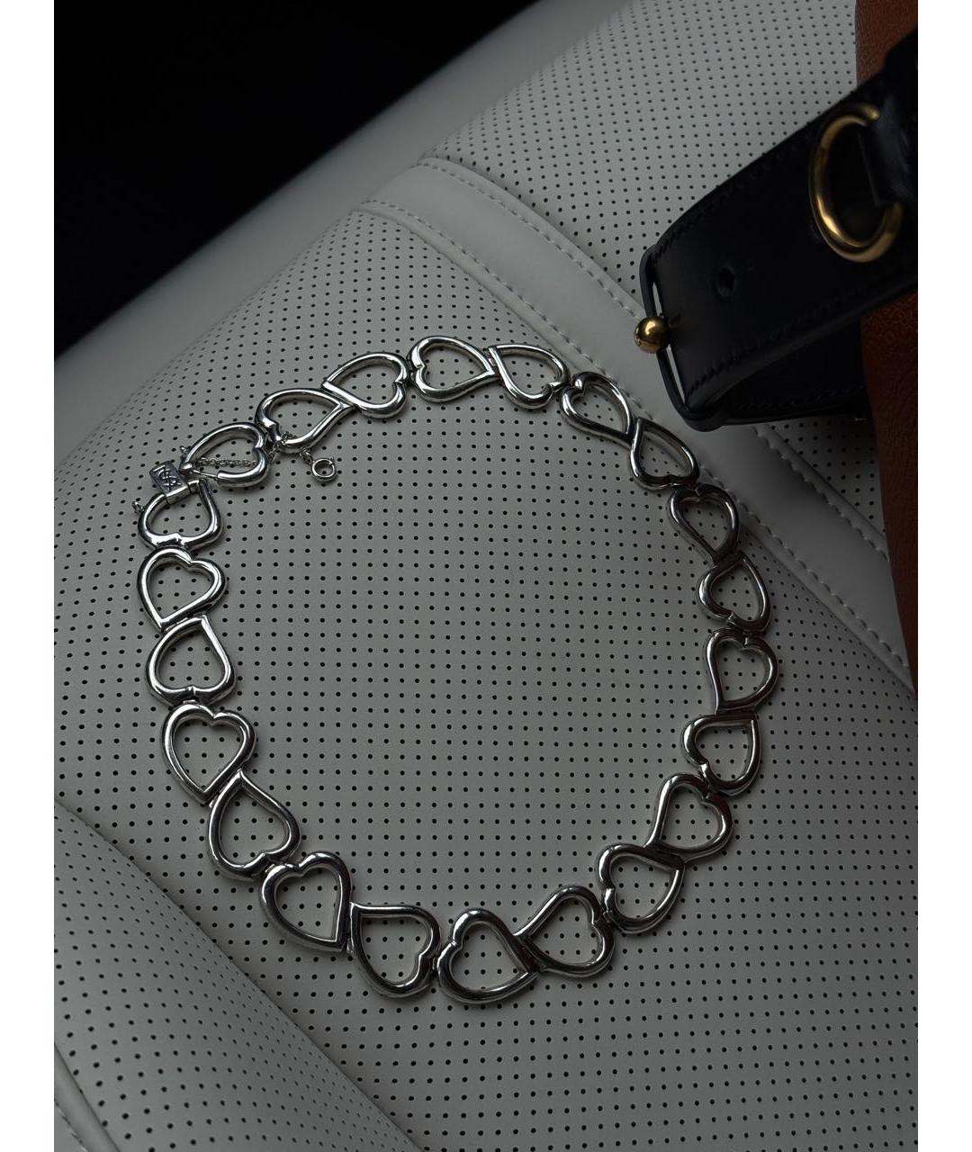 YVES SAINT LAURENT BEAUTY Серебряное серебряное колье, фото 5