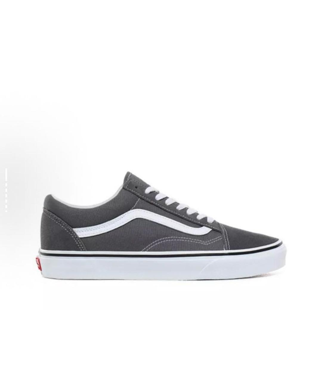 VANS Серые замшевые кроссовки, фото 6