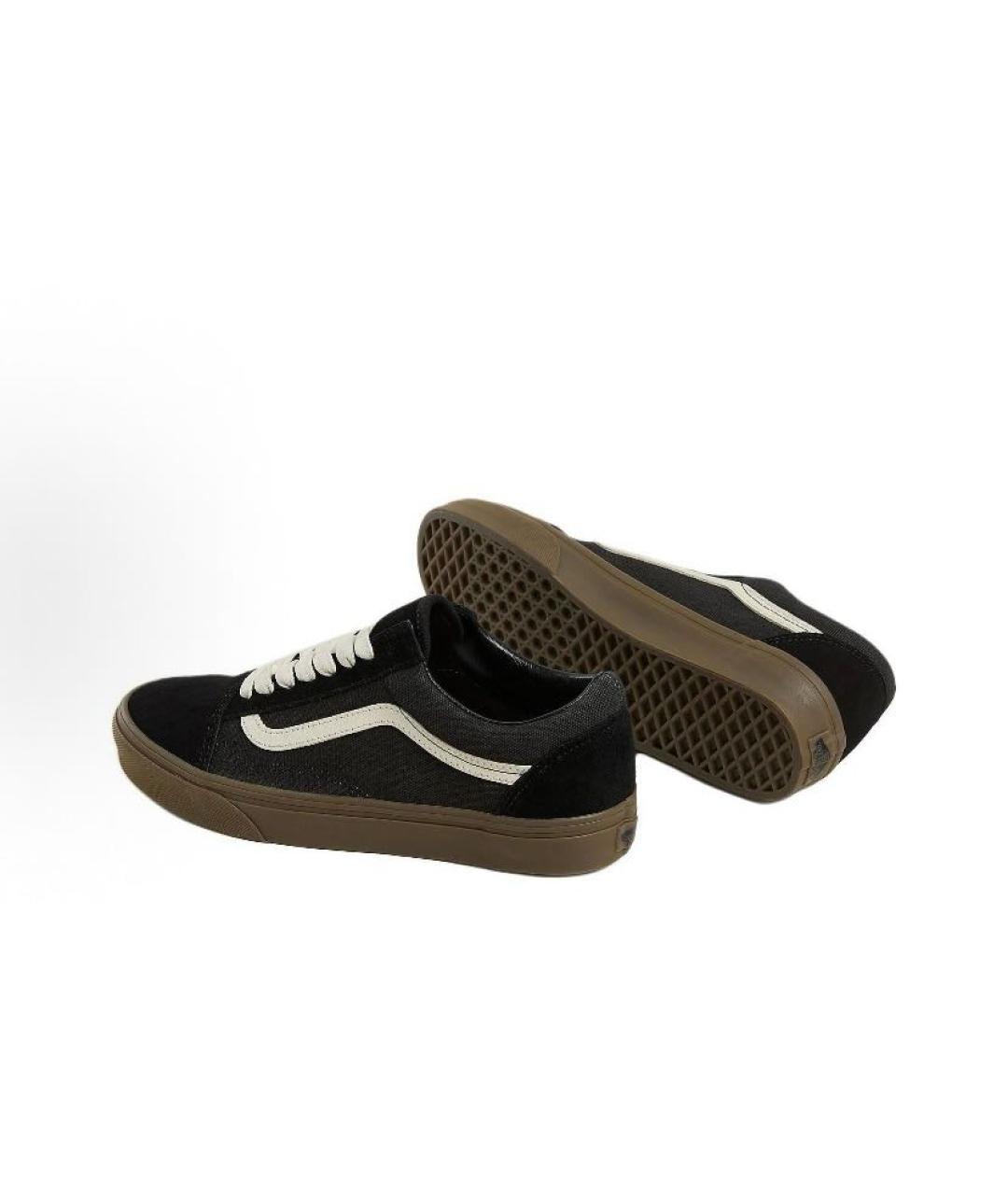 VANS Черные текстильные кроссовки, фото 4