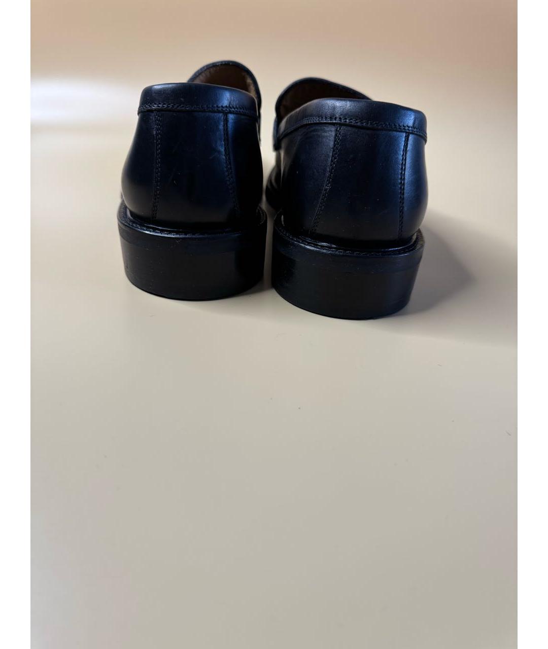 1989 STUDIO Черные кожаные туфли, фото 4