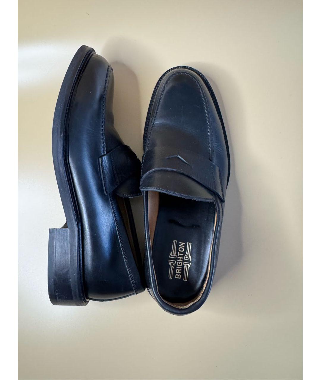 1989 STUDIO Черные кожаные туфли, фото 2