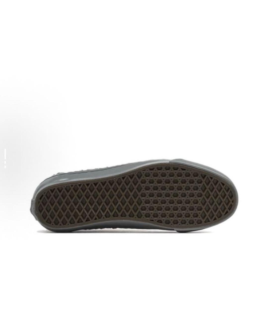 VANS Серые текстильные кроссовки, фото 5