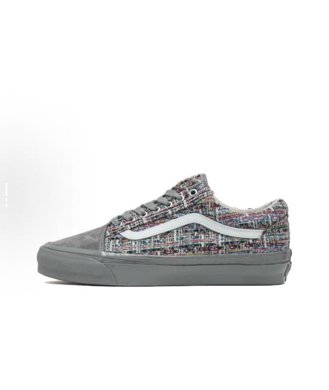 VANS Серые текстильные кроссовки, фото 2