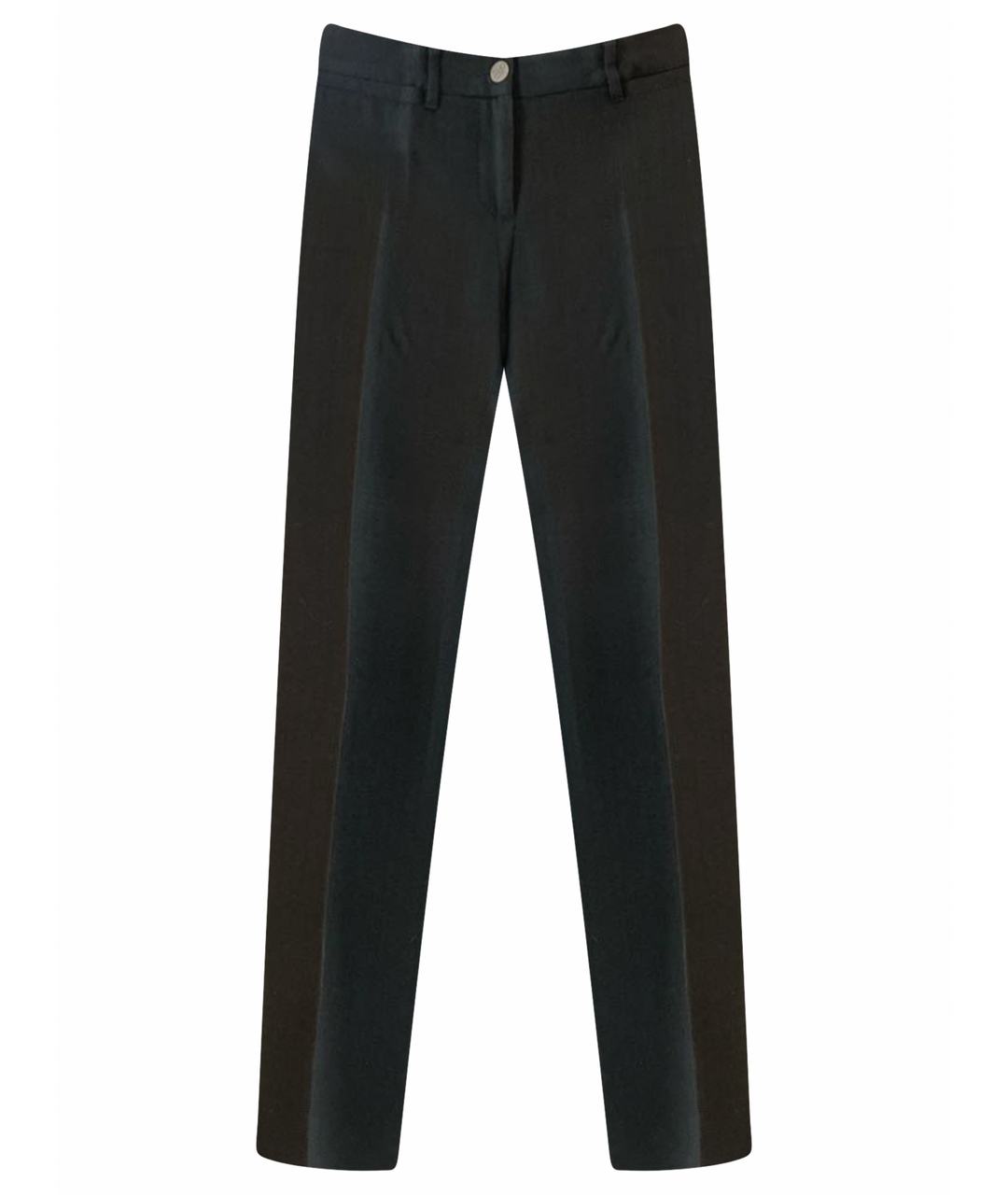 DOLCE&GABBANA Черные вискозные прямые брюки, фото 1