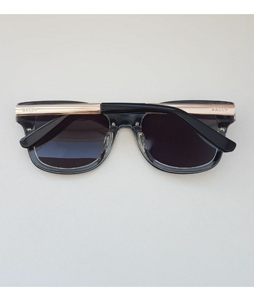 BALLY Черные металлические солнцезащитные очки, фото 5