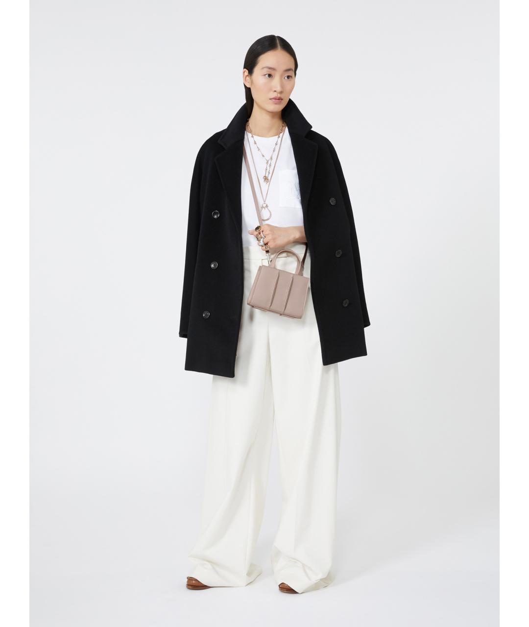 MAX MARA Розовая кожаная сумка тоут, фото 2