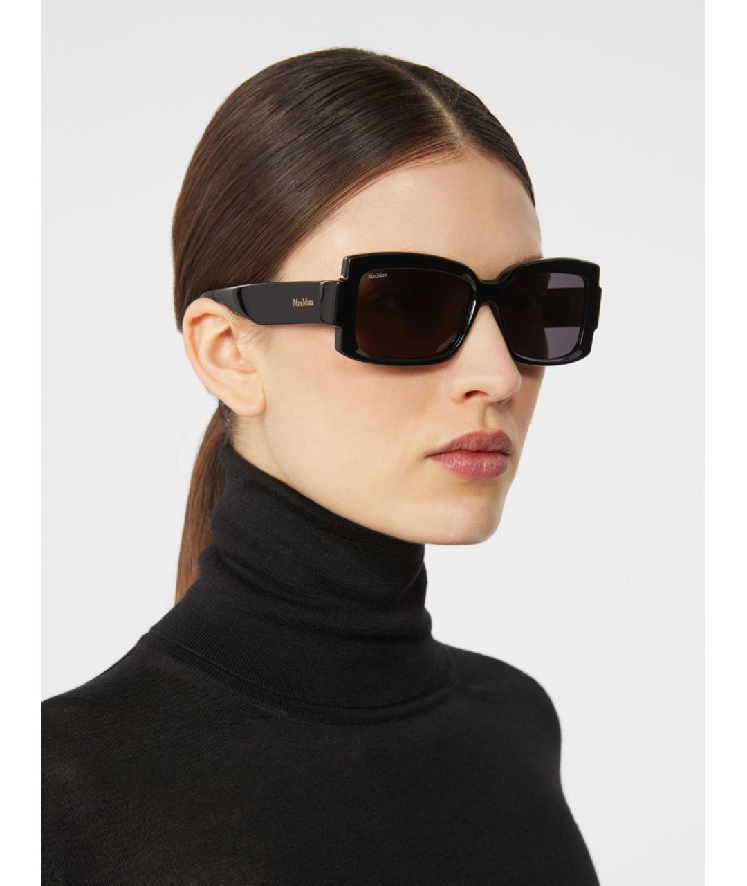 MAX MARA Черные солнцезащитные очки, фото 2