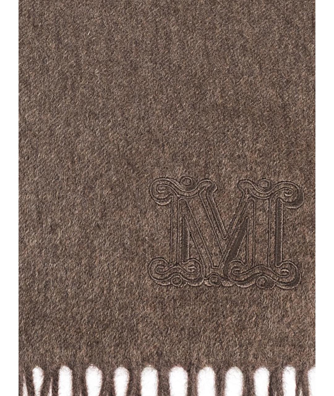 MAX MARA Бежевый кашемировый шарф, фото 1