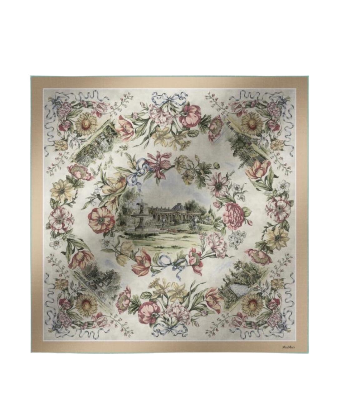 MAX MARA Мульти шелковый шарф, фото 1