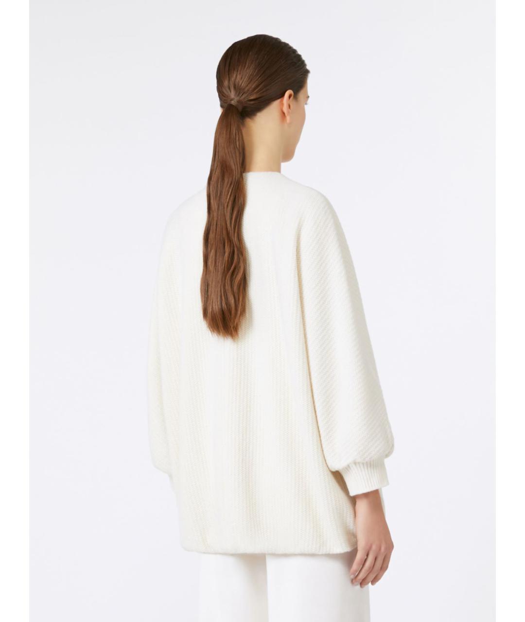 MAX MARA Белый шерстяной джемпер / свитер, фото 5