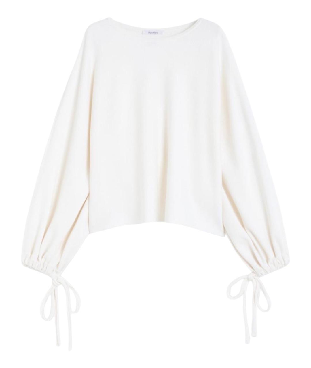 MAX MARA Белый шерстяной джемпер / свитер, фото 1