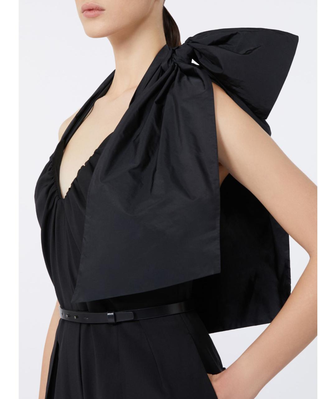 MAX MARA Черный шерстяной комбинезон, фото 5