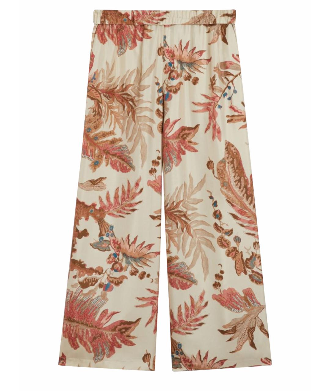 WEEKEND MAX MARA Мульти шелковые брюки широкие, фото 1
