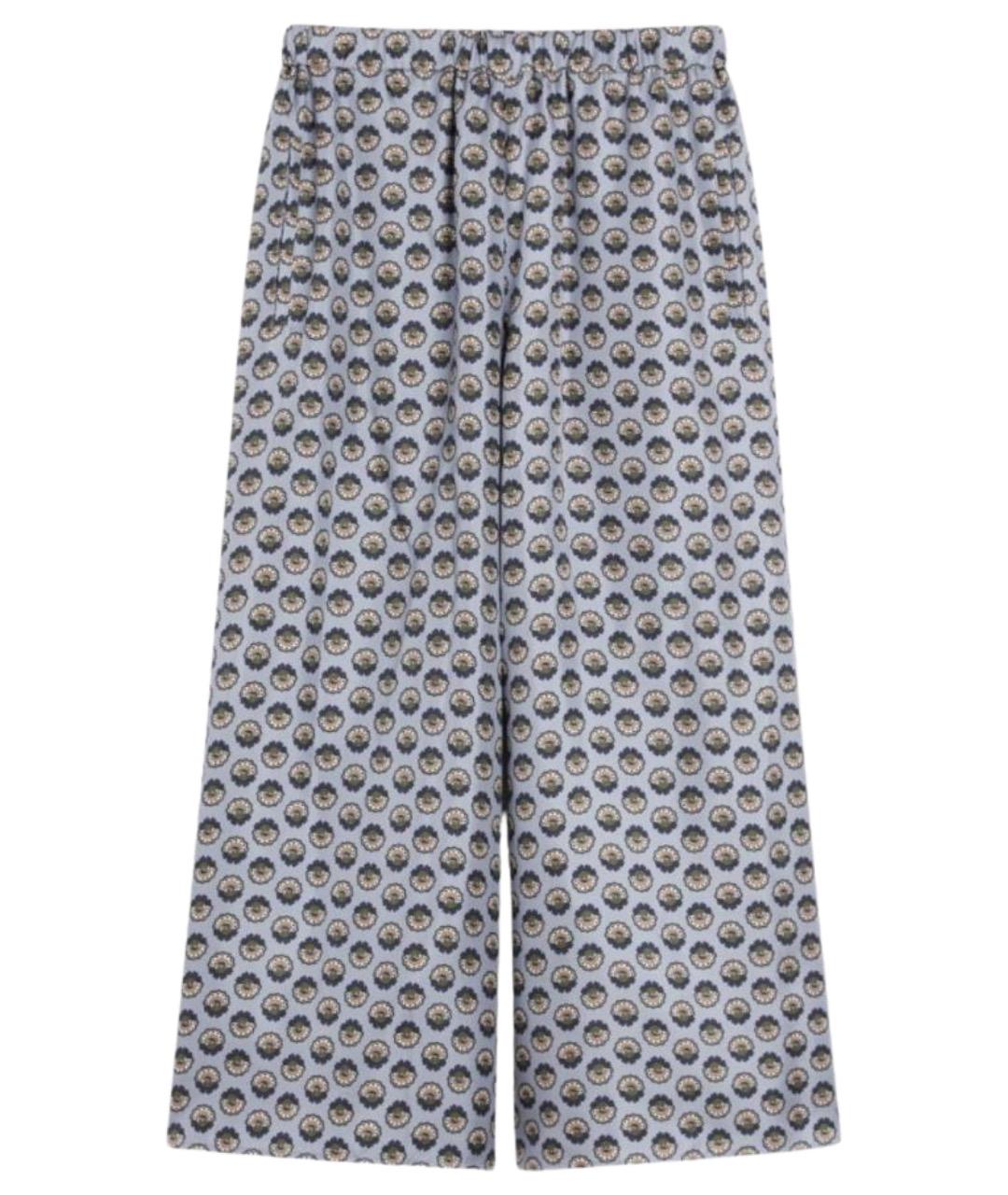 WEEKEND MAX MARA Мульти шелковые брюки широкие, фото 1