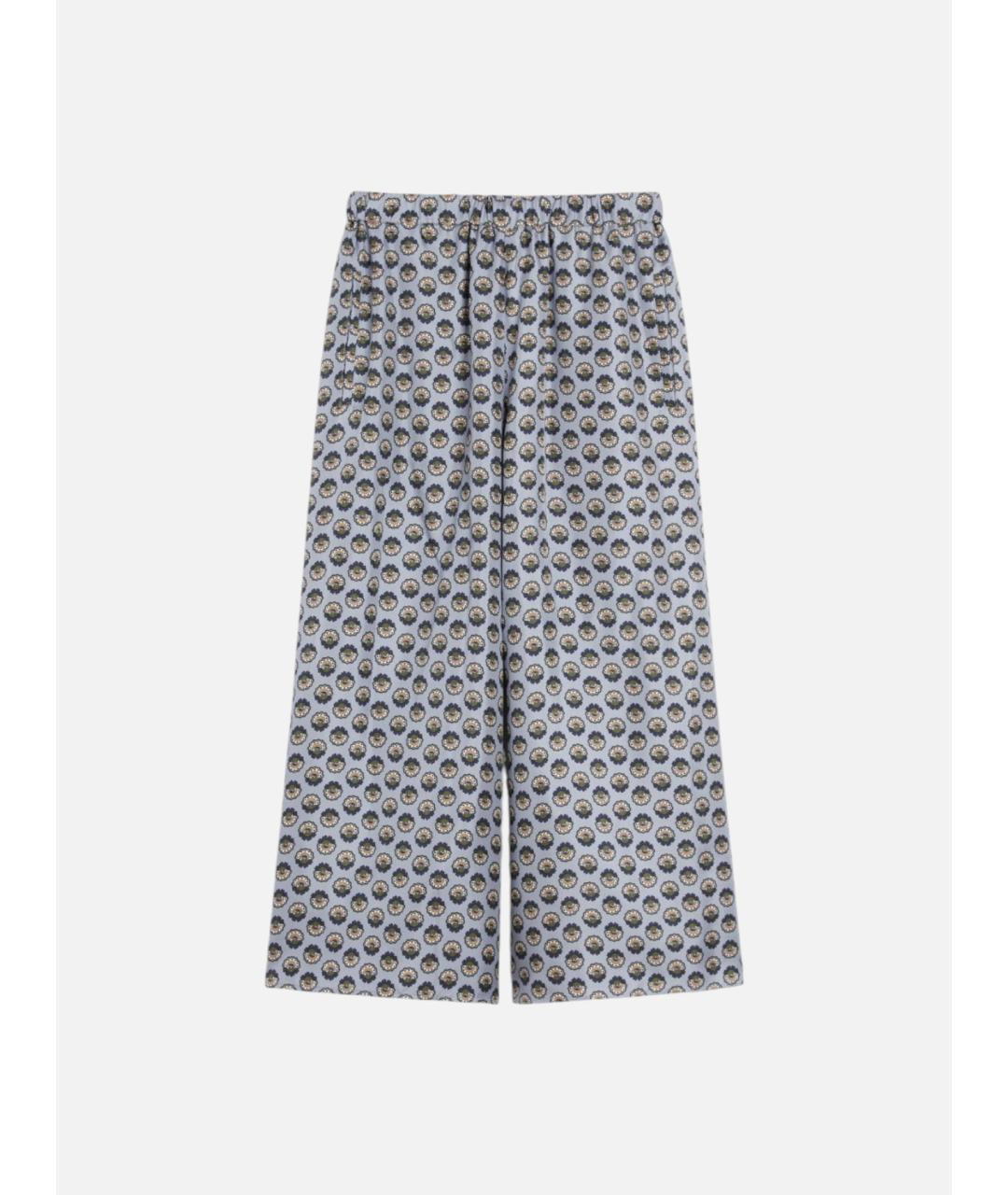 WEEKEND MAX MARA Мульти шелковые брюки широкие, фото 5