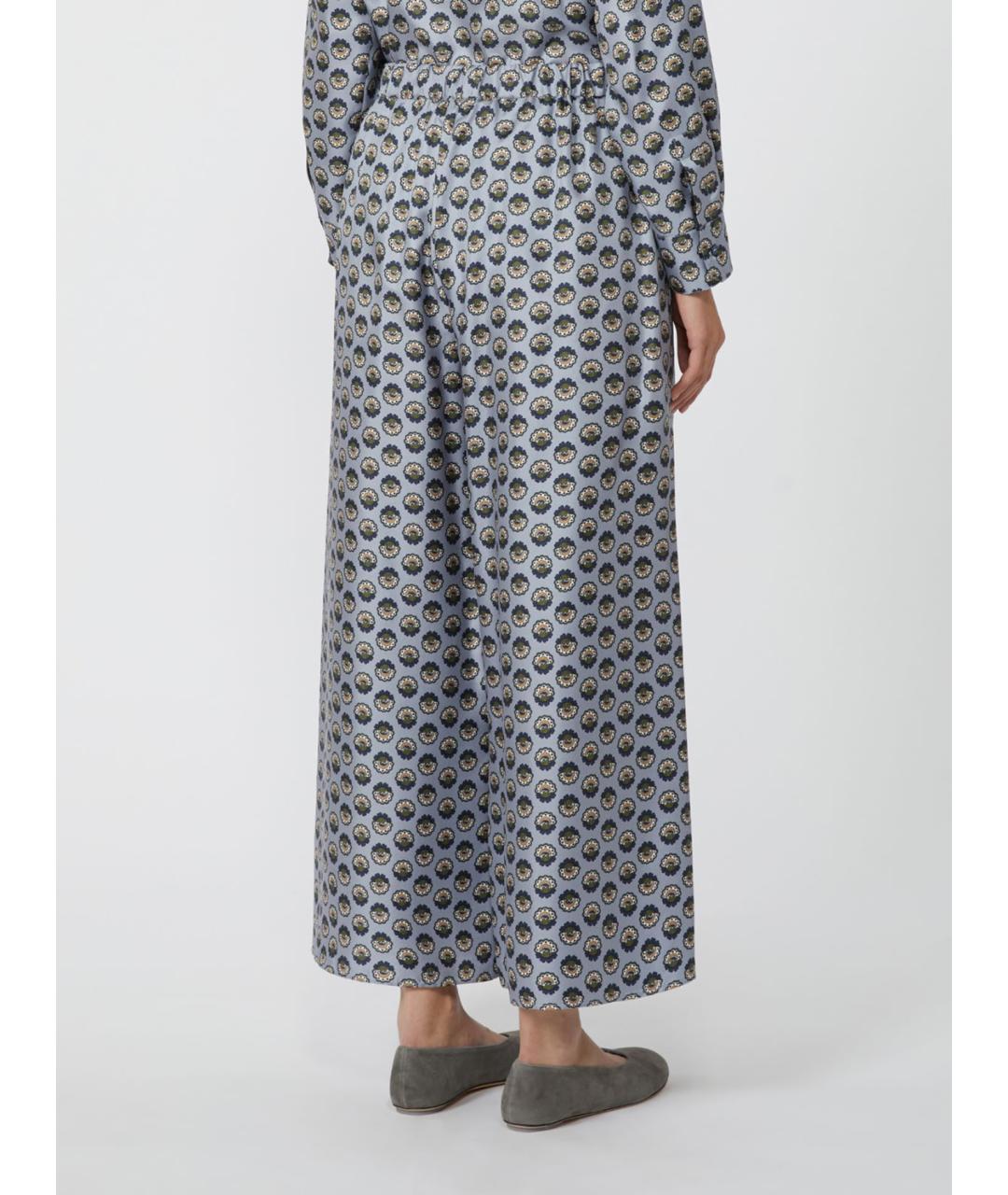 WEEKEND MAX MARA Мульти шелковые брюки широкие, фото 3