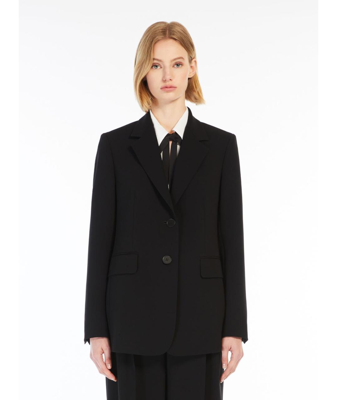 MAX MARA STUDIO Черный жакет/пиджак, фото 4