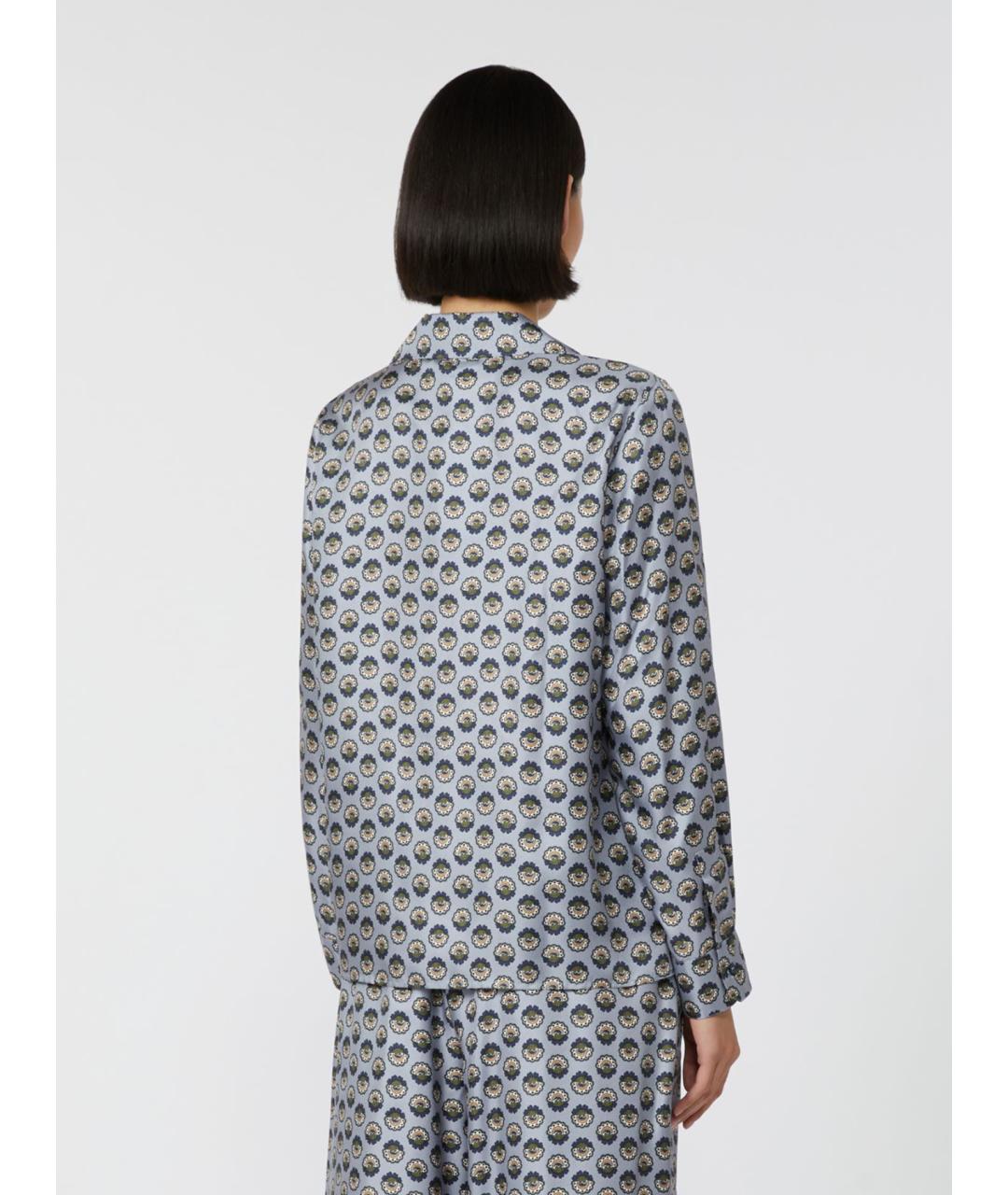 WEEKEND MAX MARA Мульти шелковая рубашка, фото 4