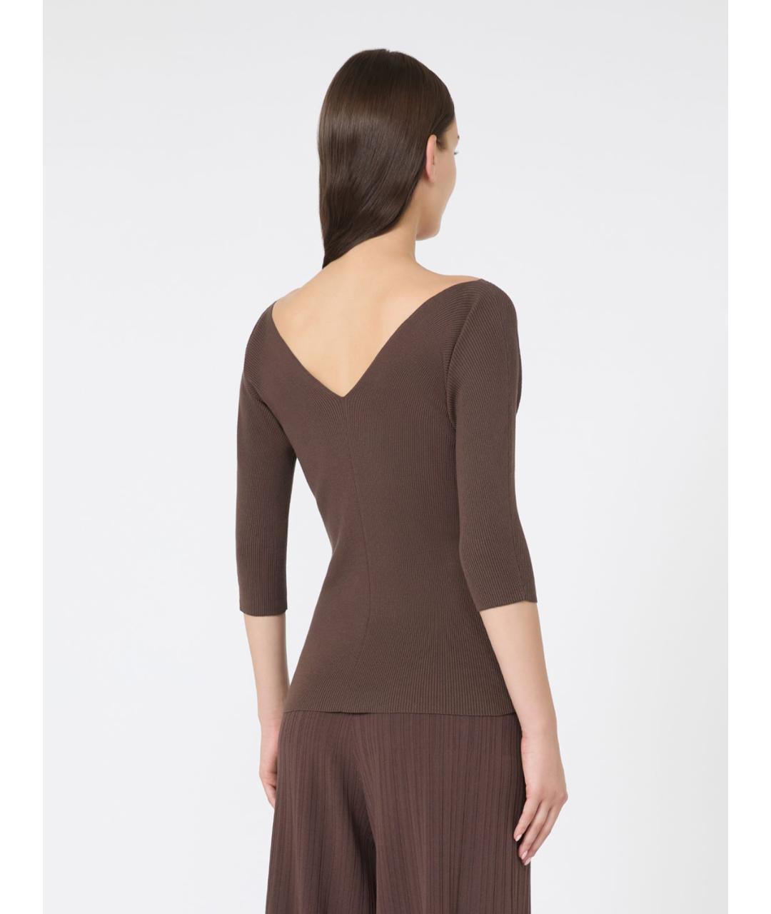 WEEKEND MAX MARA Коричневая блузы, фото 3