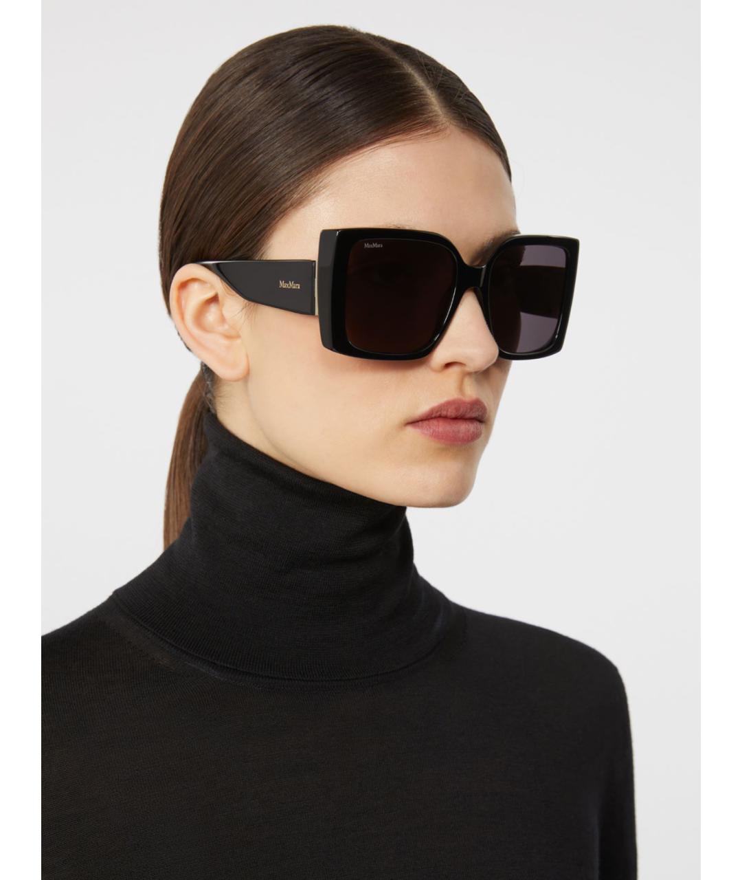 MAX MARA Черные солнцезащитные очки, фото 2