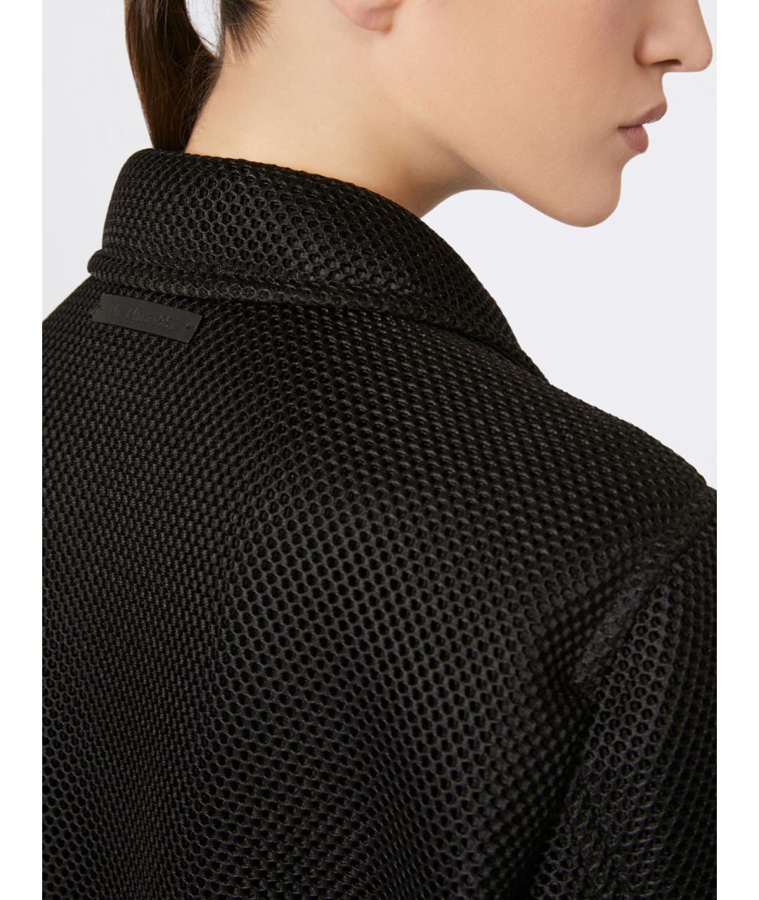 MAX MARA Черная полиэстеровая куртка, фото 3