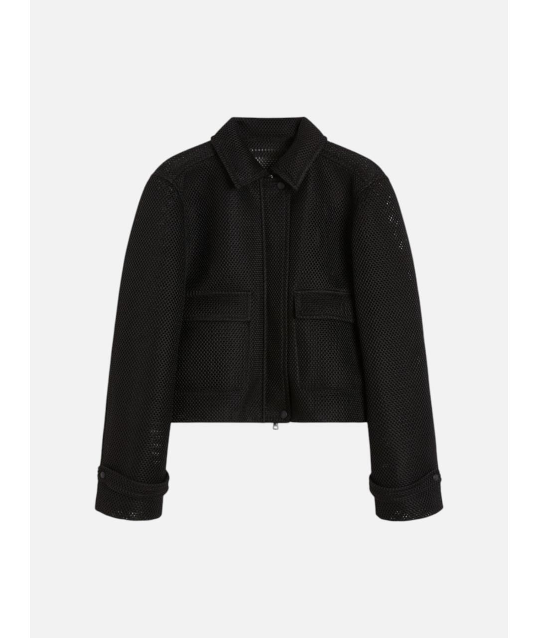 MAX MARA Черная полиэстеровая куртка, фото 6
