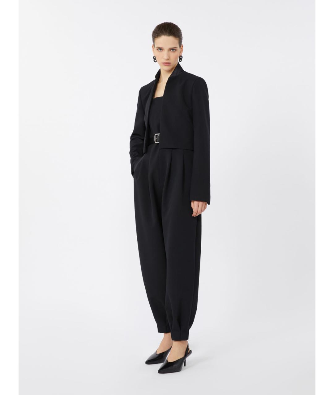 MAX MARA Черный полиэстеровый комбинезон, фото 2