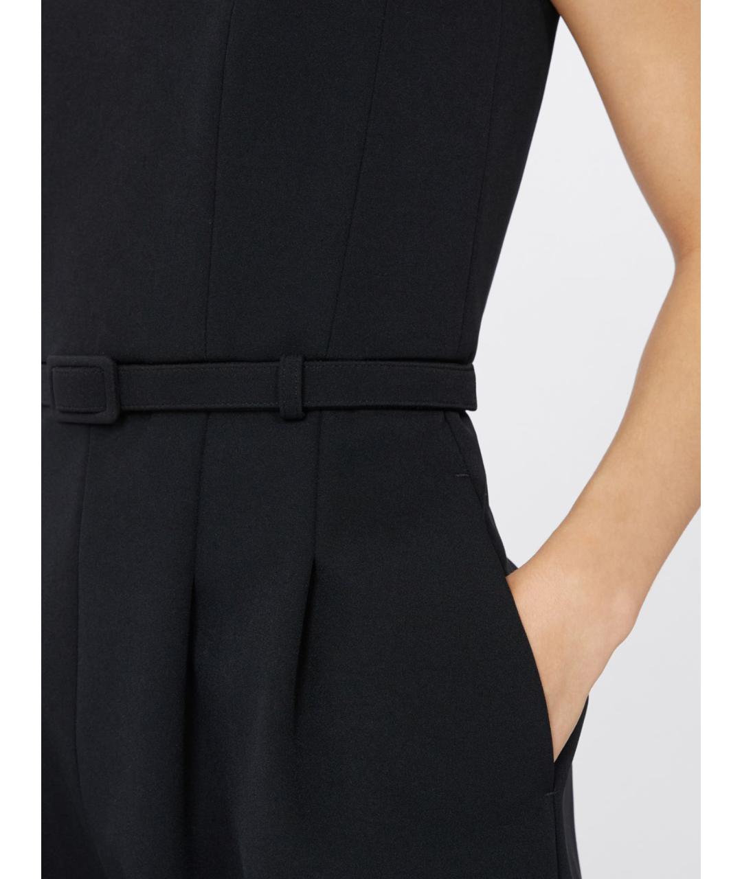 MAX MARA Черный полиэстеровый комбинезон, фото 5