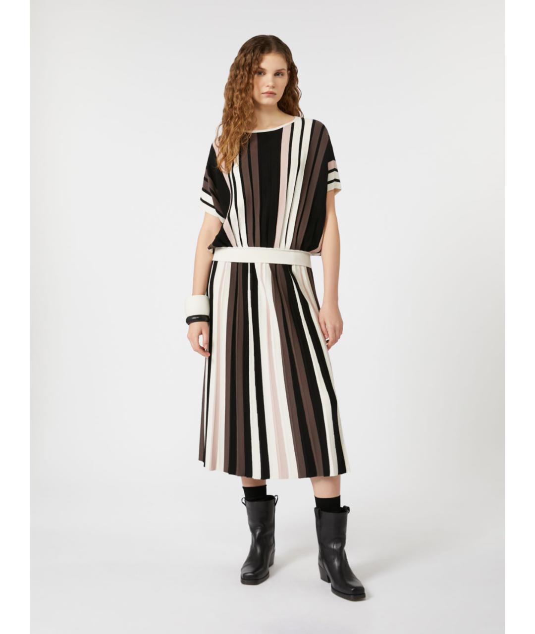 WEEKEND MAX MARA Мульти вискозная юбка миди, фото 2