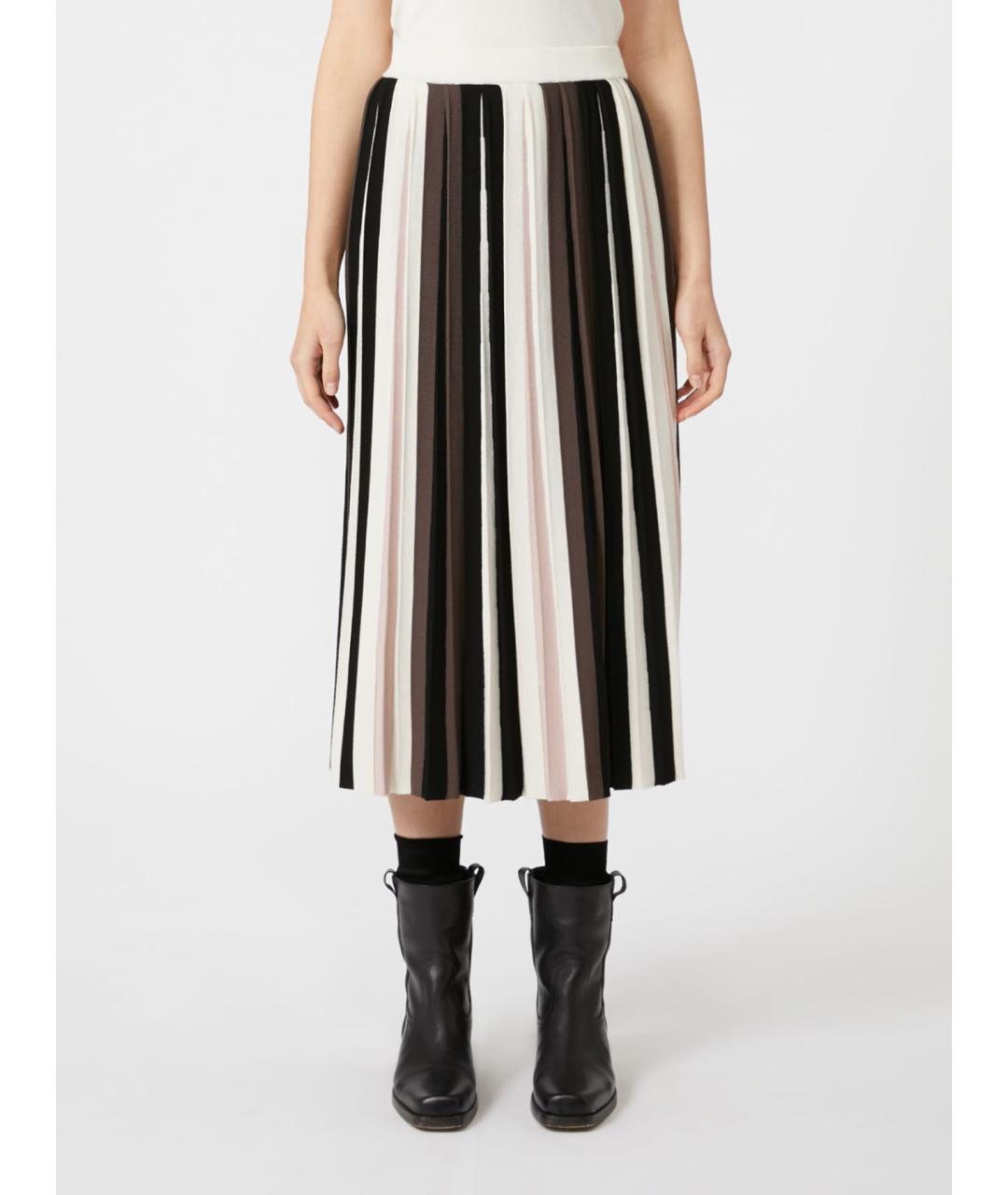 WEEKEND MAX MARA Мульти вискозная юбка миди, фото 4