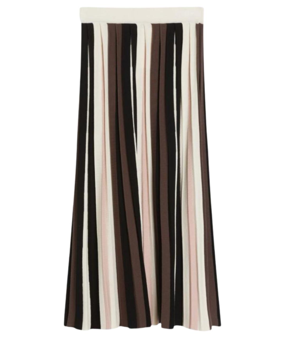 WEEKEND MAX MARA Мульти вискозная юбка миди, фото 1