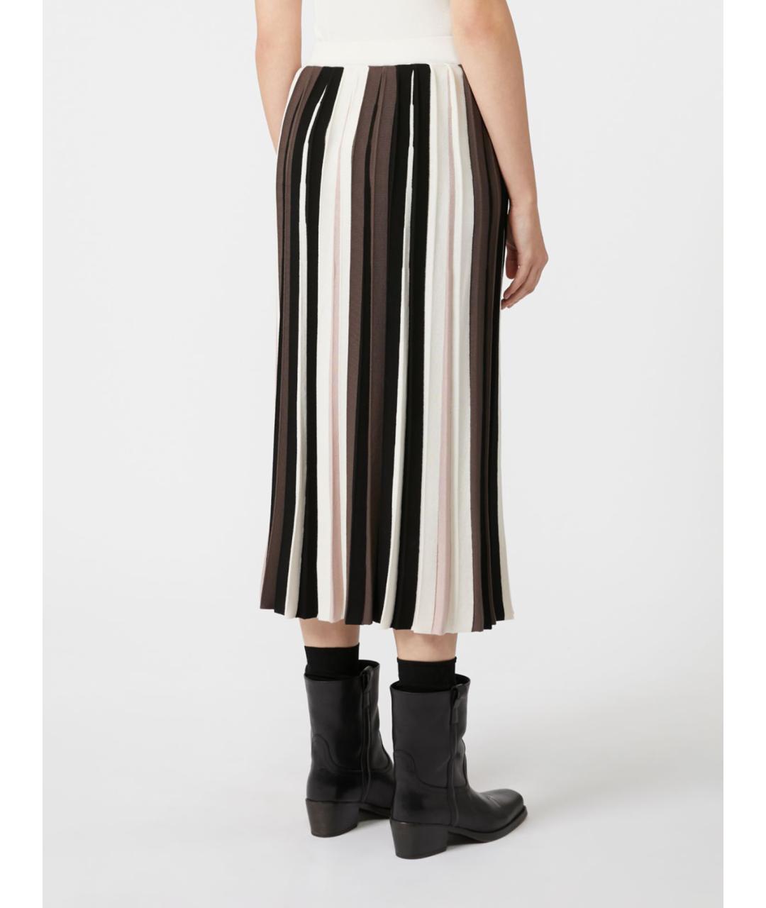 WEEKEND MAX MARA Мульти вискозная юбка миди, фото 3