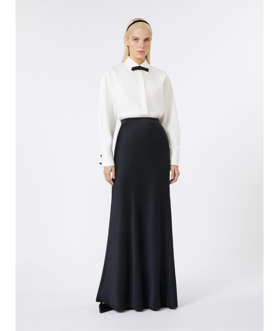 MAX MARA STUDIO Белая хлопковая рубашка, фото 2