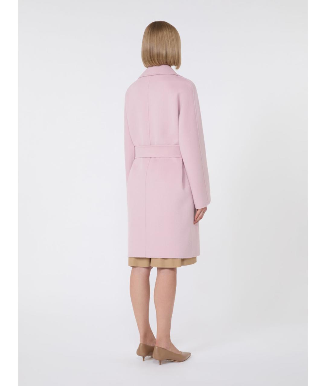 MAX MARA STUDIO Белое шерстяное пальто, фото 4