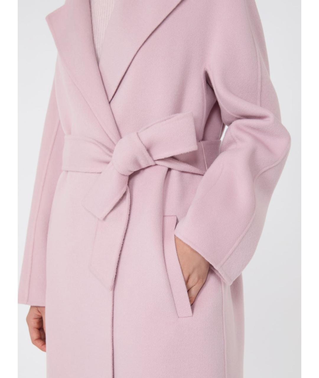 MAX MARA STUDIO Белое шерстяное пальто, фото 3