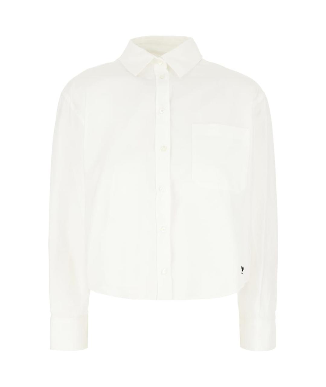 WEEKEND MAX MARA Белая хлопковая рубашка, фото 1