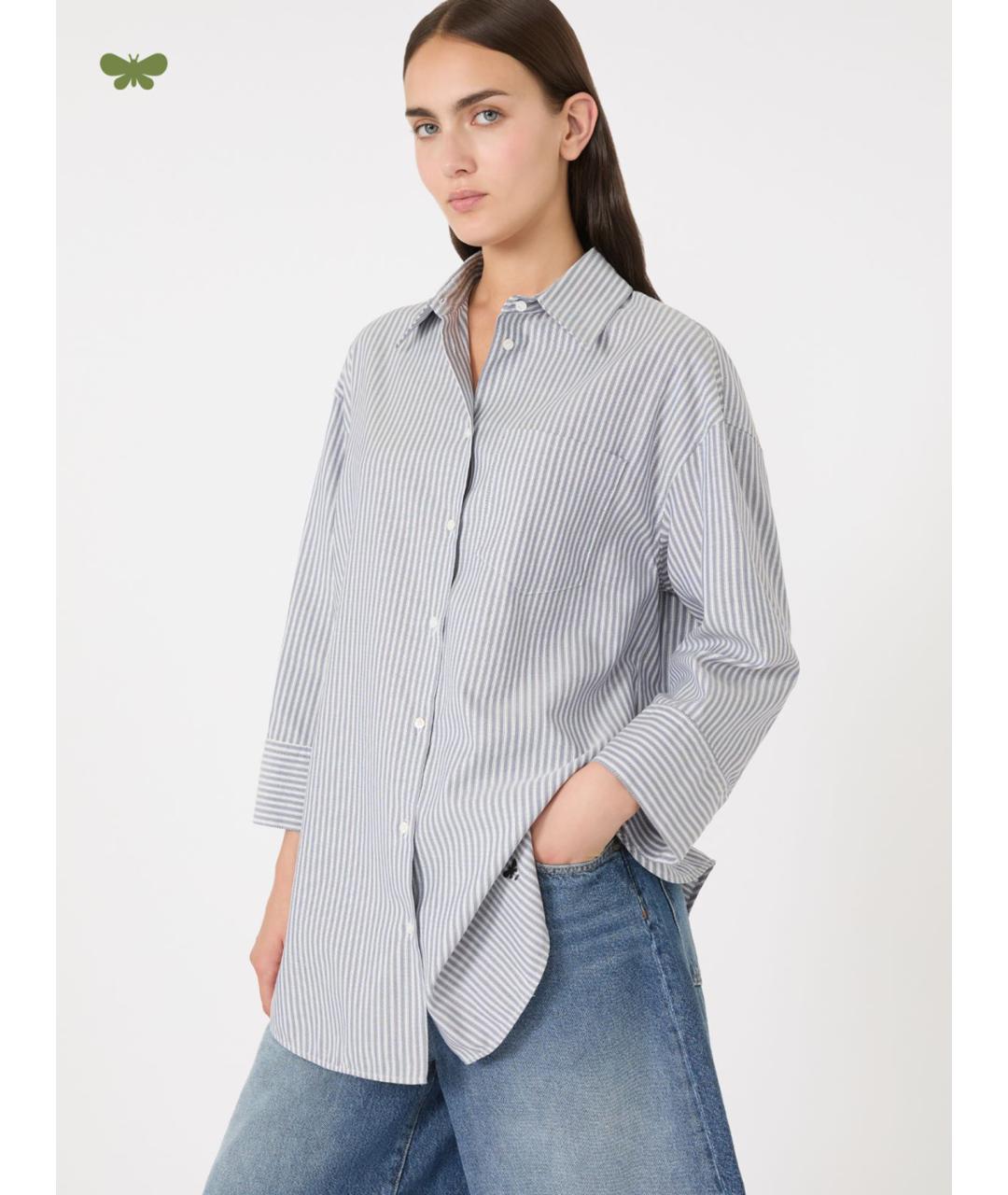 WEEKEND MAX MARA Мульти хлопковая рубашка, фото 3