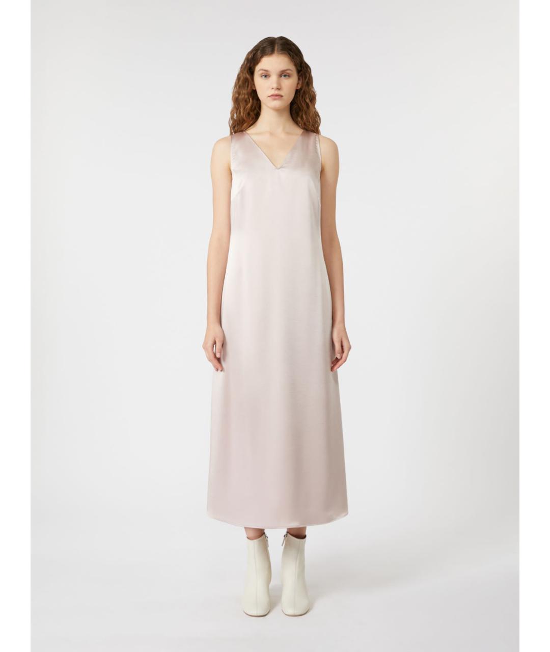 WEEKEND MAX MARA Розовое полиэстеровое повседневное платье, фото 4