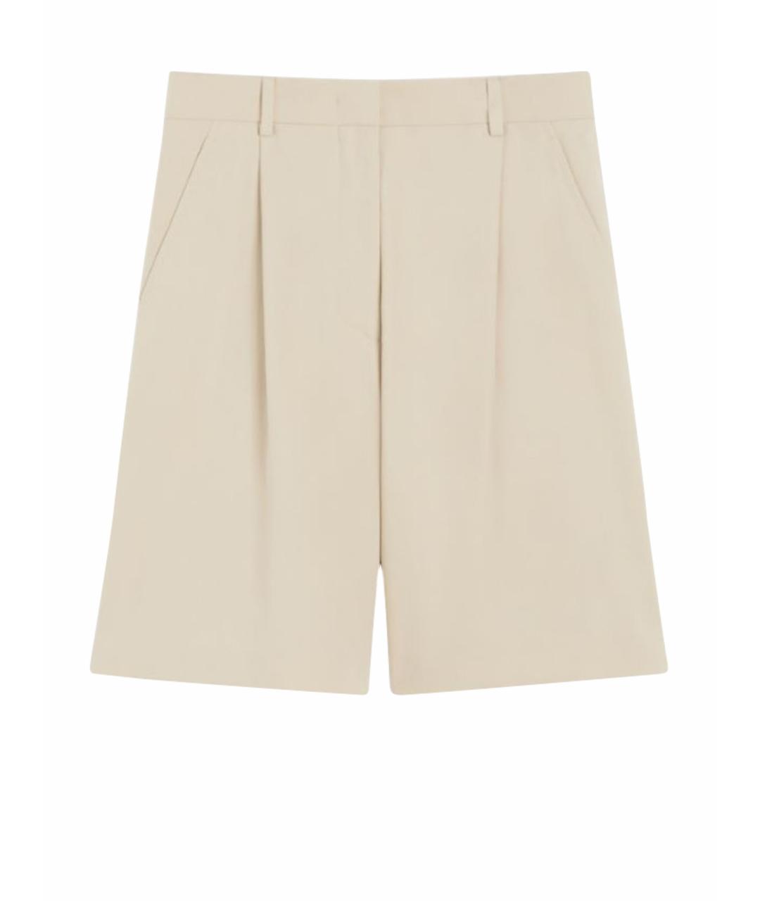 WEEKEND MAX MARA Бежевые хлопковые шорты, фото 1