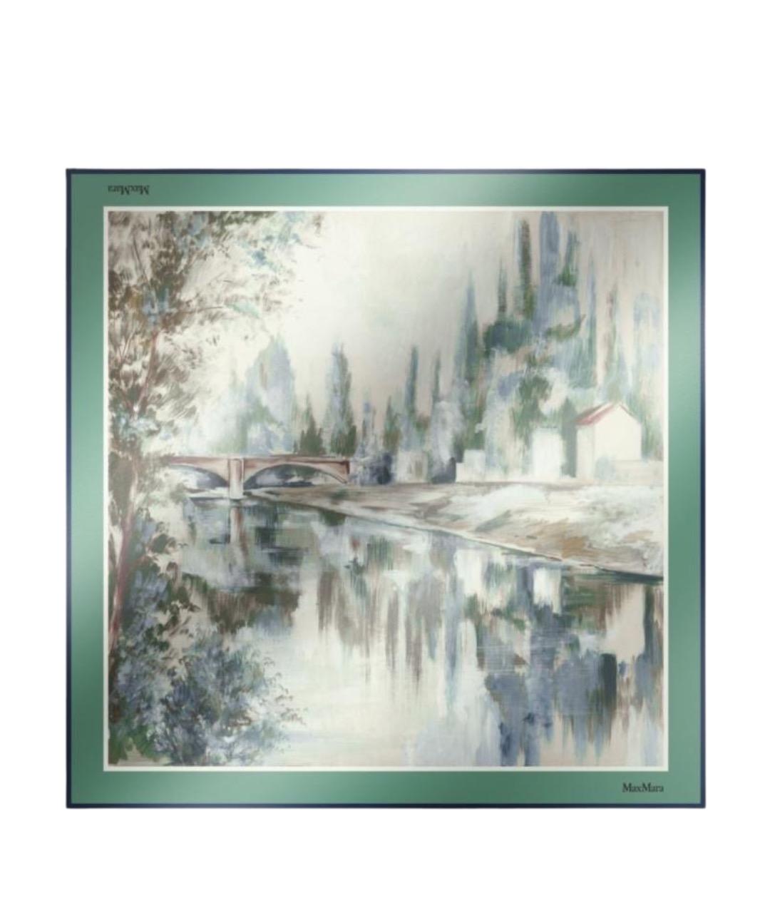 MAX MARA Мульти шелковый шарф, фото 1