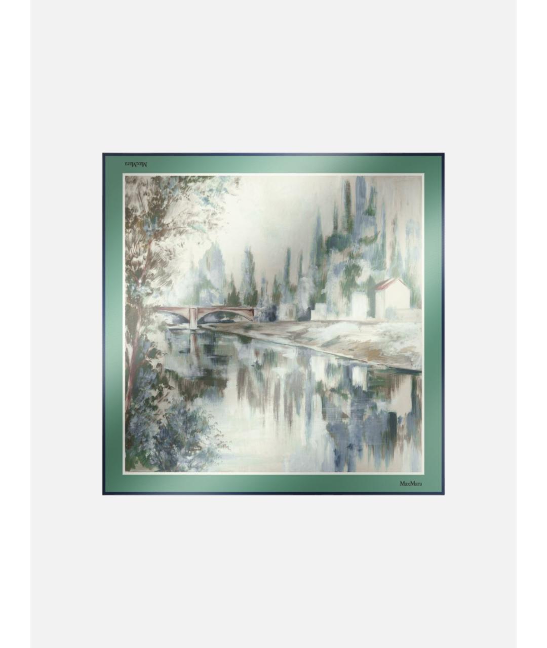 MAX MARA Мульти шелковый шарф, фото 5