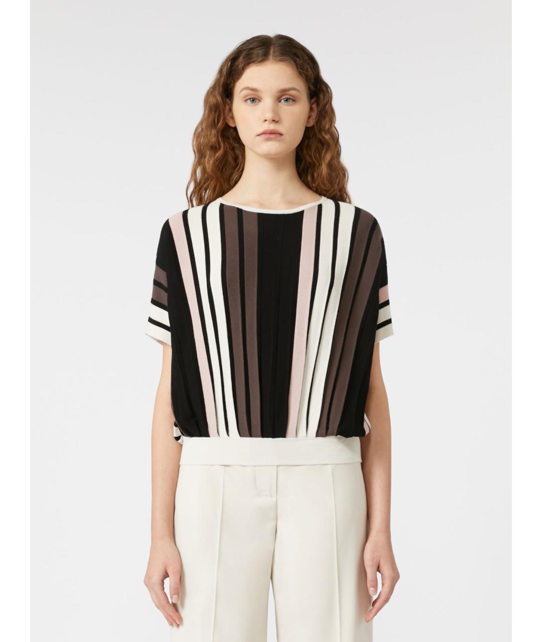 WEEKEND MAX MARA Мульти вискозная футболка, фото 4